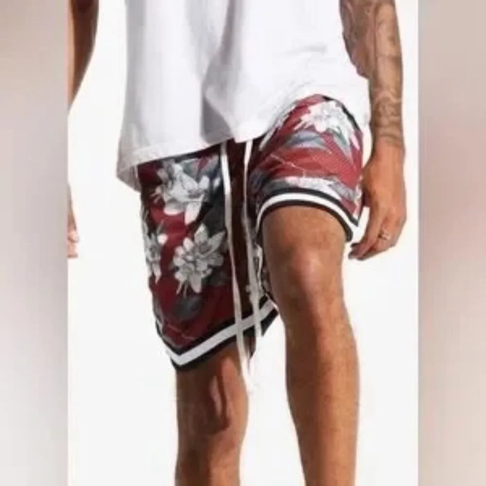 NEW Crysp x Jordan (fog jungle style) drop crotch extra long drawstring floral!